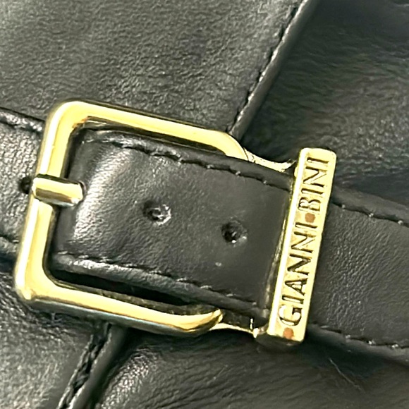 Cute Gianni Bini black boots with gold detailing size 7.5 - Picture 7 of 10